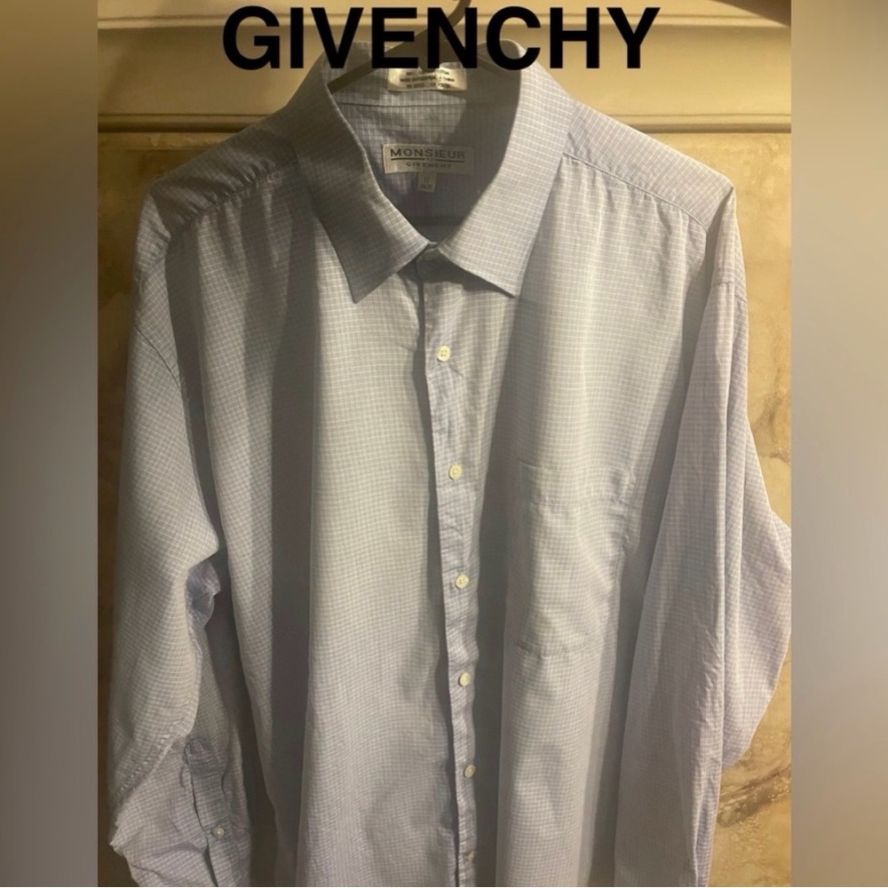 Givenchy Shirt Blue Large